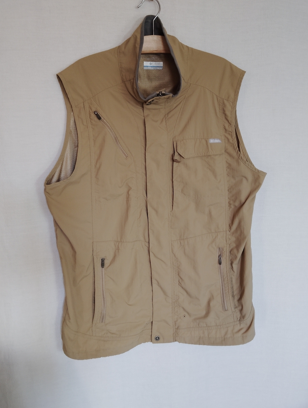 Columbia Omni-Shade Sun Protection Fishing Hiking Vest Men’s Size XL